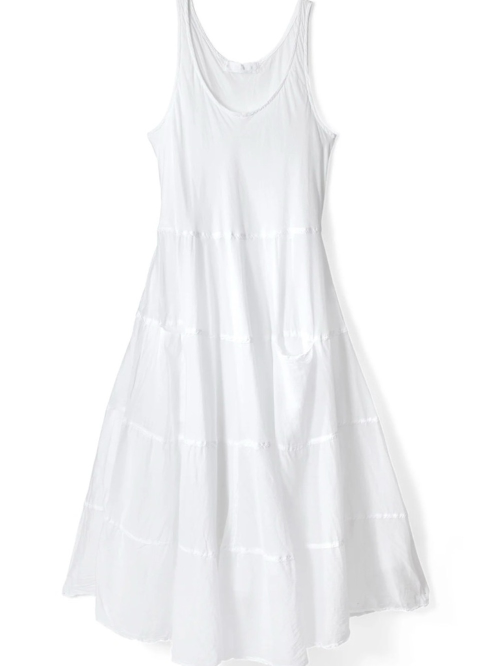 CP shades 100% Linen tiered midi dress size medium